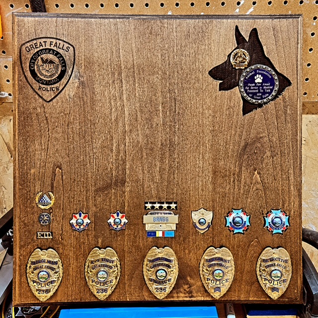 Montana Retirement Plaque