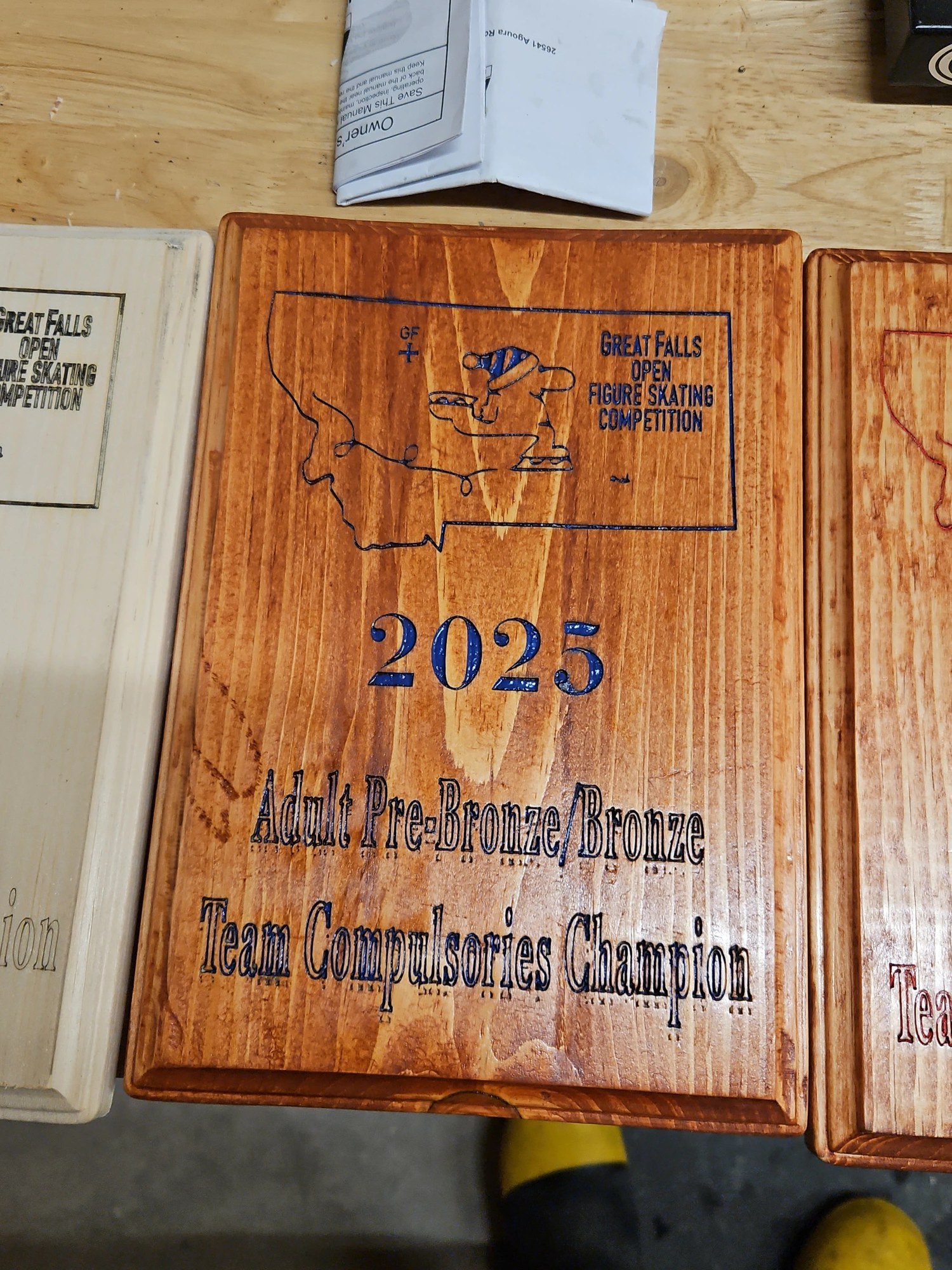 Figure Skating Champion Plaque